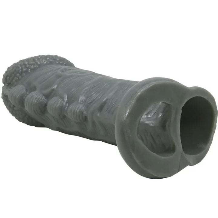 PRETTY LOVE - FUNDA REALÍSTICA ALARGADORA Y RETARDANTE PARA PENE GRIS - Nuvica