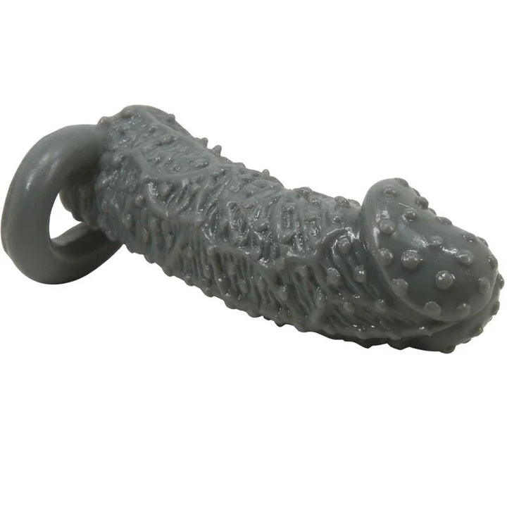 PRETTY LOVE - FUNDA REALÍSTICA ALARGADORA Y RETARDANTE PARA PENE MODELO 2 GRIS - Nuvica