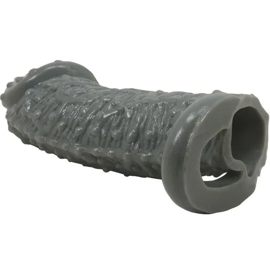 PRETTY LOVE - FUNDA REALÍSTICA ALARGADORA Y RETARDANTE PARA PENE MODELO 2 GRIS - Nuvica