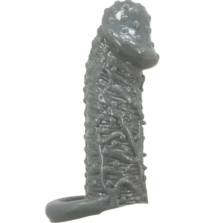 PRETTY LOVE - FUNDA REALÍSTICA ALARGADORA Y RETARDANTE PARA PENE MODELO 2 GRIS - Nuvica