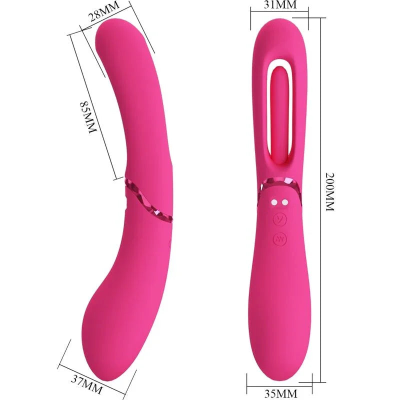 ROMANCE - LEXIE VIBRADOR PUNTO G 7 VIBRACIONES ROSA - Nuvica