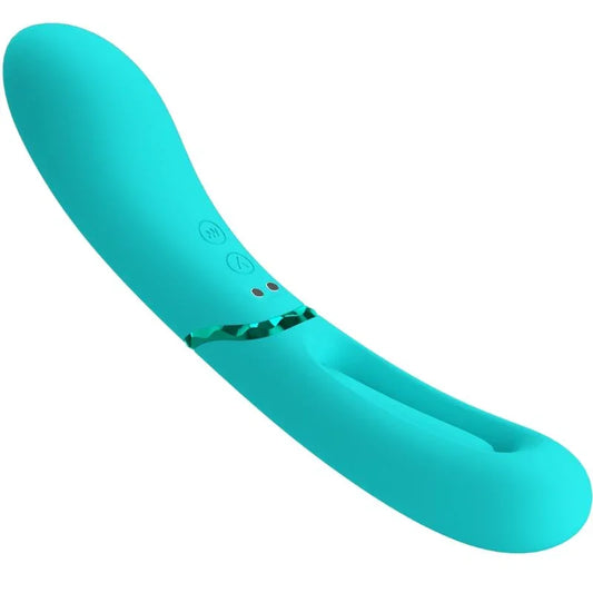 ROMANCE - LEXIE VIBRADOR PUNTO G 7 VIBRACIONES AZUL - Nuvica