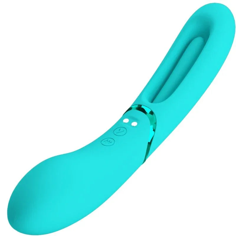 ROMANCE - LEXIE VIBRADOR PUNTO G 7 VIBRACIONES AZUL - Nuvica