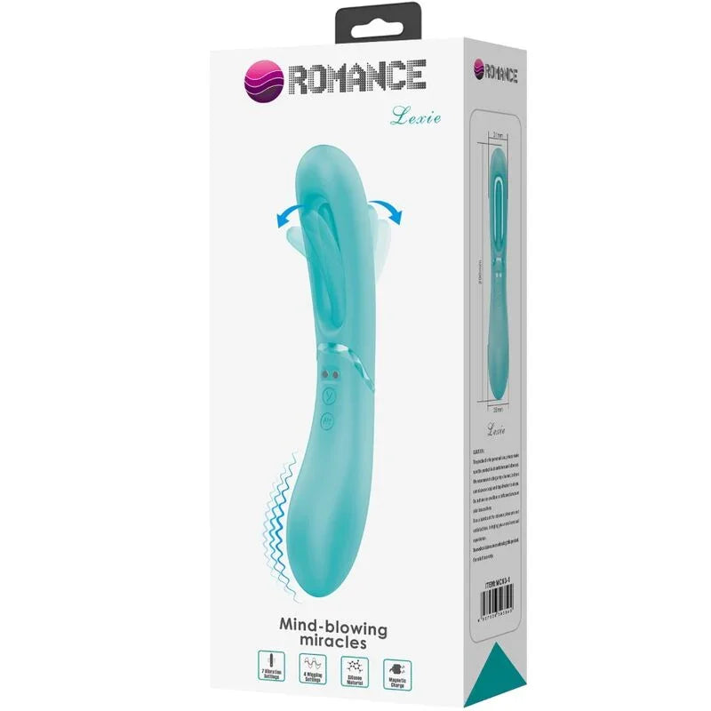 ROMANCE - LEXIE VIBRADOR PUNTO G 7 VIBRACIONES AZUL - Nuvica