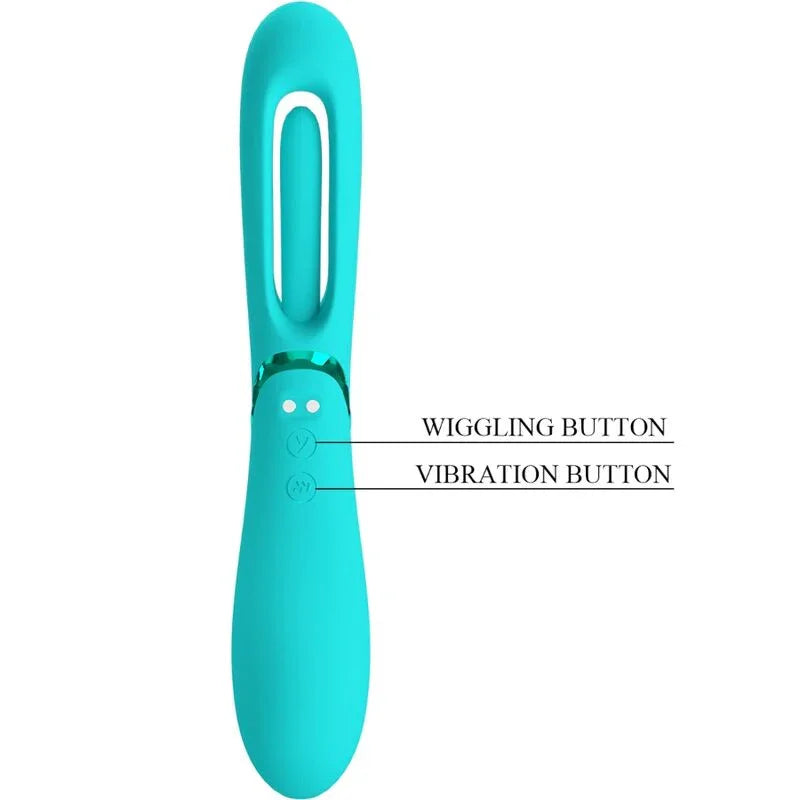 ROMANCE - LEXIE VIBRADOR PUNTO G 7 VIBRACIONES AZUL - Nuvica