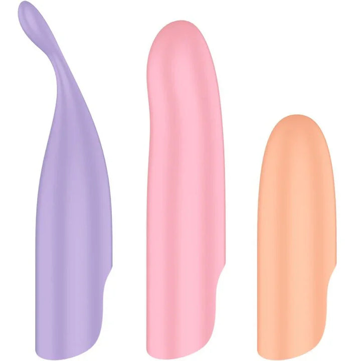 SATISFYER - PLAYFUL FOUR SET VIBRADORES 4 EN 1 + POWER BULLET - Nuvica
