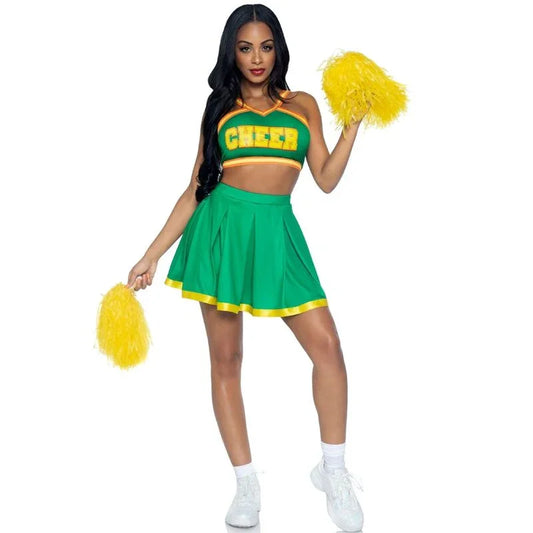 LEG AVENUE - DISFRAZ ANIMADORA VERDE S/M - Nuvica