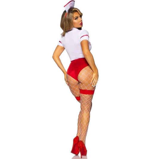 LEG AVENUE - DISFRAZ ENFERMERA SEXY ROJO/BLANCO S - Nuvica