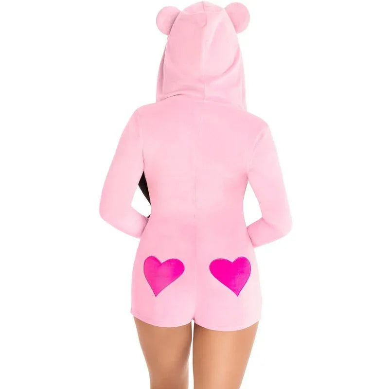 LEG AVENUE - BODY OSITO TERCIOPELO ROSA M - Nuvica