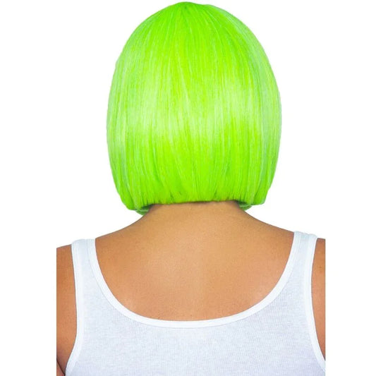 LEG AVENUE - PELUCA BOB FLUORESCENTE VERDE NEON - Nuvica
