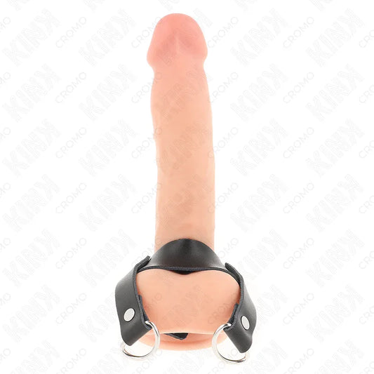 KINK - ANILLO PENE CON ANILLOS FORMA "D" 18.5 X 3.3 CM - Nuvica