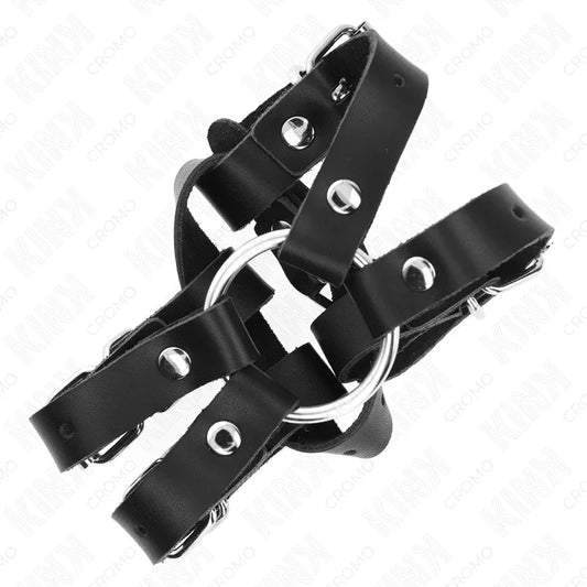 KINK - ANILLO PENE CON MÚLTIPLES CORREAS AJUSTABLE - Nuvica