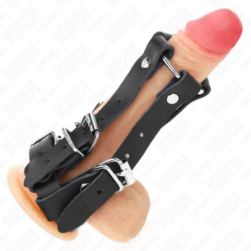 KINK - ANILLO PENE CON MÚLTIPLES CORREAS AJUSTABLE - Nuvica
