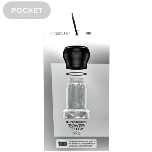 KIIROO - FEEL POCKET STROKER CRYSTAL BY KIIROO TRANSPARENTE - Nuvica