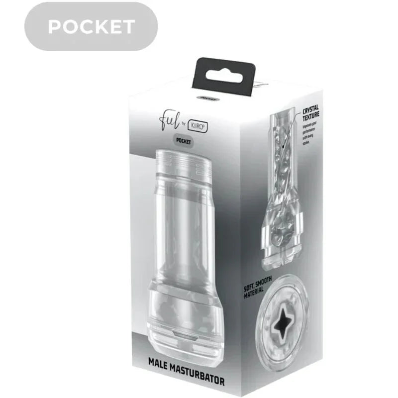KIIROO - FEEL POCKET STROKER CRYSTAL BY KIIROO TRANSPARENTE - Nuvica
