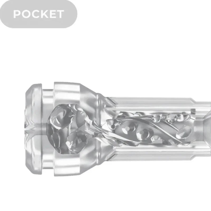 KIIROO - FEEL POCKET STROKER CRYSTAL BY KIIROO TRANSPARENTE - Nuvica