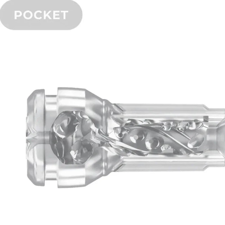 KIIROO - FEEL POCKET STROKER CRYSTAL BY KIIROO TRANSPARENTE - Nuvica