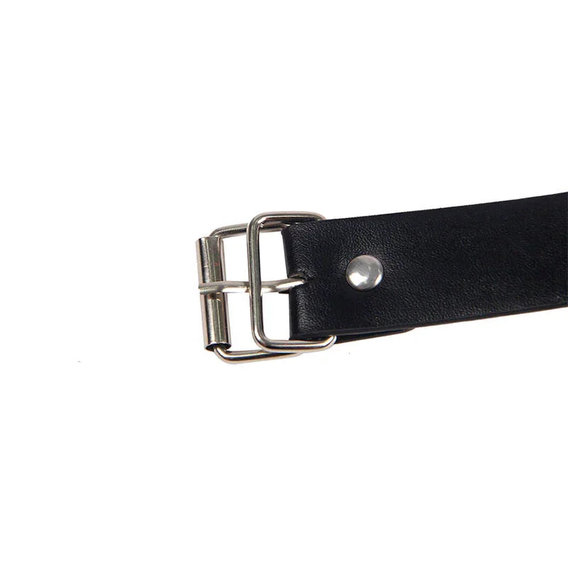 SUBBLIME - 953720 PINZAS PARA EL PECHO CON CORREA DE CUERO BONDAGE NEGRO TALLA ÚNICA - Nuvica