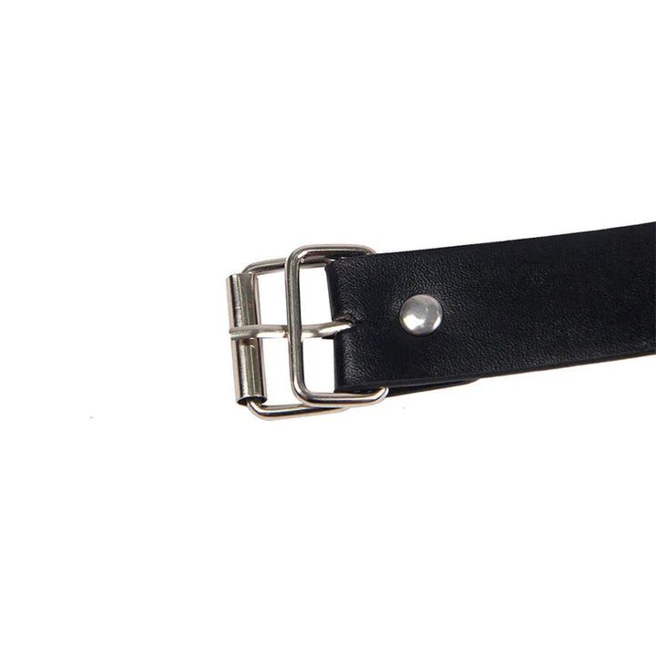 SUBBLIME - 953720 PINZAS PARA EL PECHO CON CORREA DE CUERO BONDAGE NEGRO TALLA ÚNICA - Nuvica