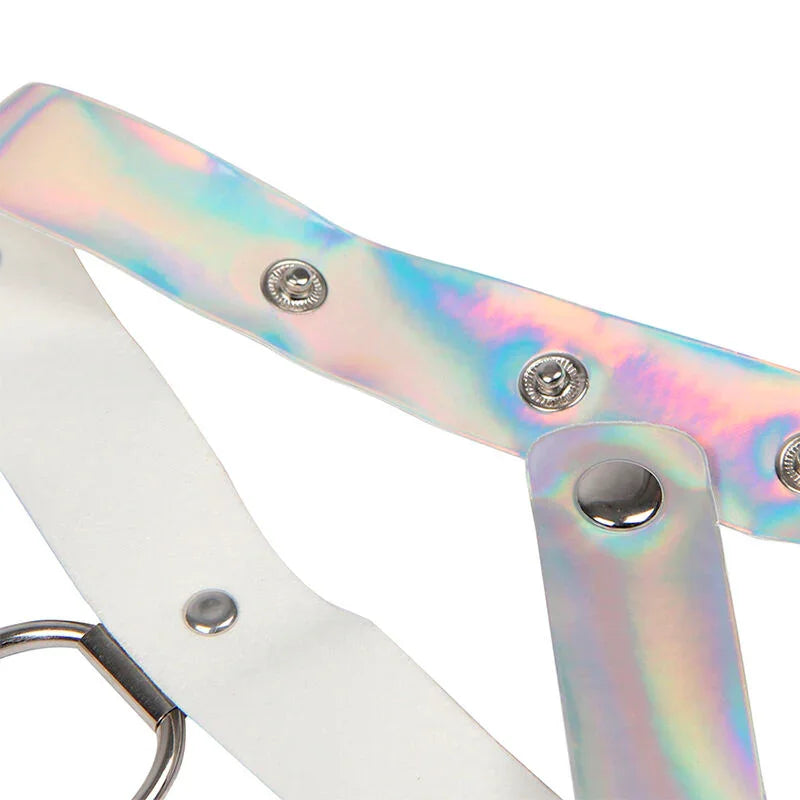 SUBBLIME - 953737 ARNÉS DE PECHO CON ANILLOS Y CADENAS PLATA TALLA ÚNICA - Nuvica