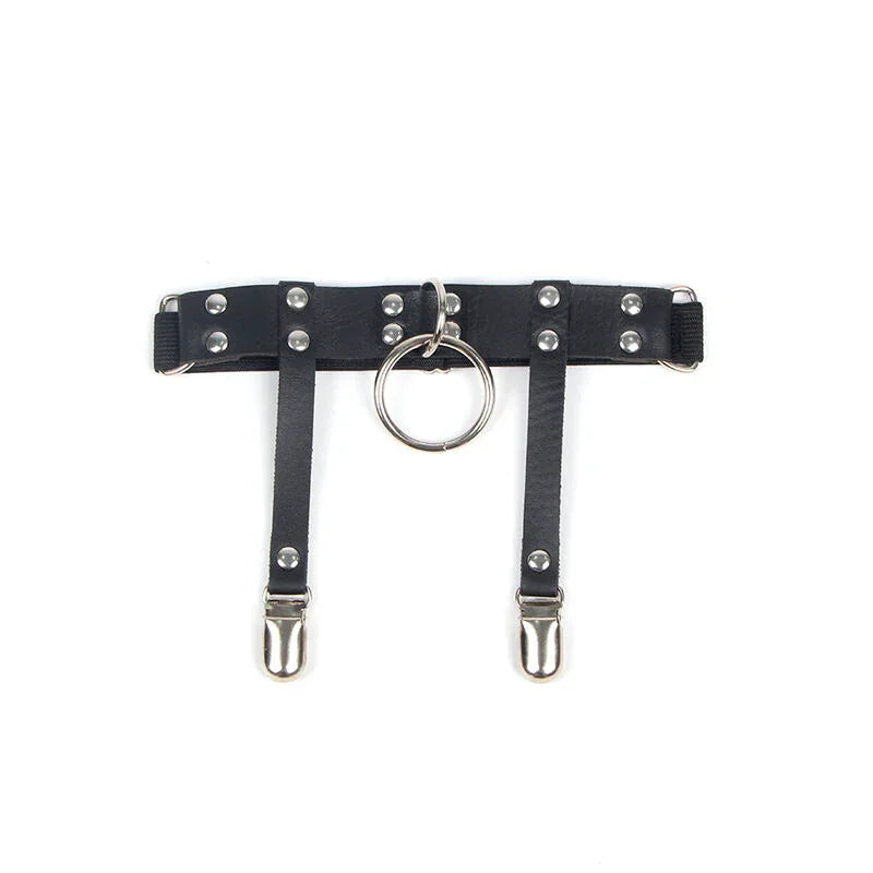 SUBBLIME - 953744 LIGA PUNK DE CUERO AJUSTABLE NEGRO TALLA ÚNICA - Nuvica