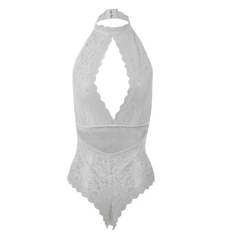SUBBLIME - 953867 BODY DE ENCAJE BLANCO L/XL - Nuvica