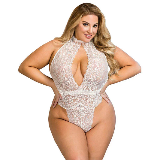 SUBBLIME - 953867 BODY DE ENCAJE BLANCO L/XL - Nuvica