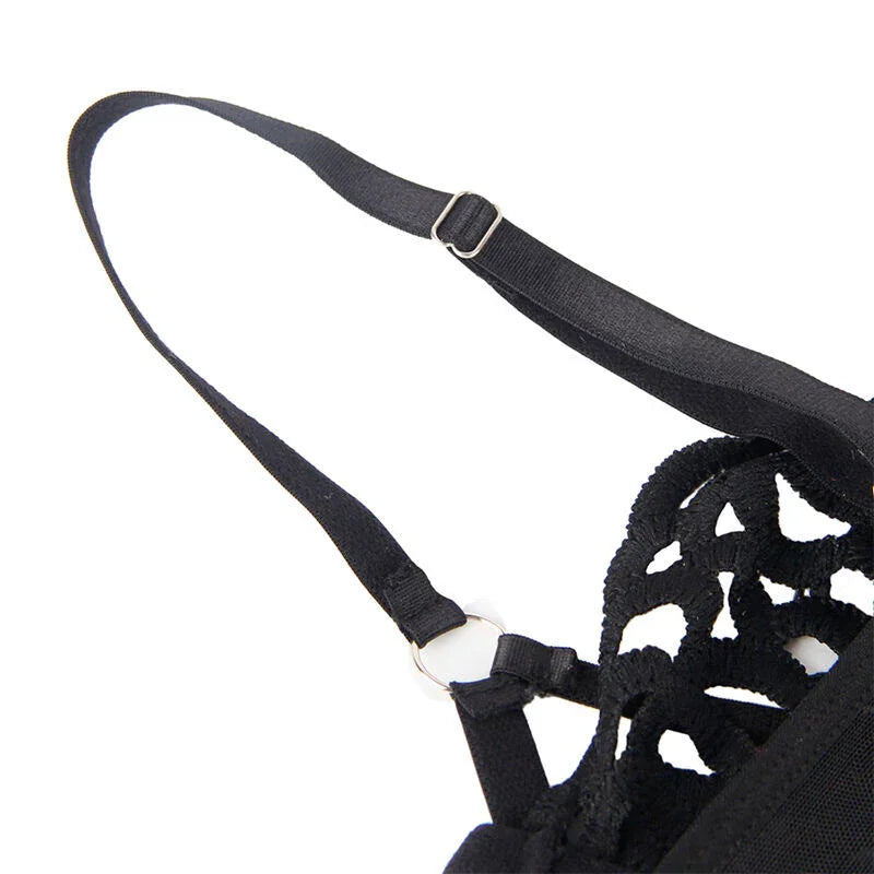 SUBBLIME - 954055 BODY SEXY DE ENCAJE NEGRO S/M - Nuvica