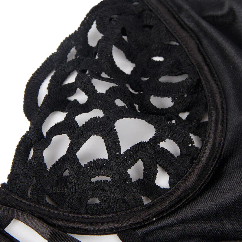 SUBBLIME - 954055 BODY SEXY DE ENCAJE NEGRO S/M - Nuvica