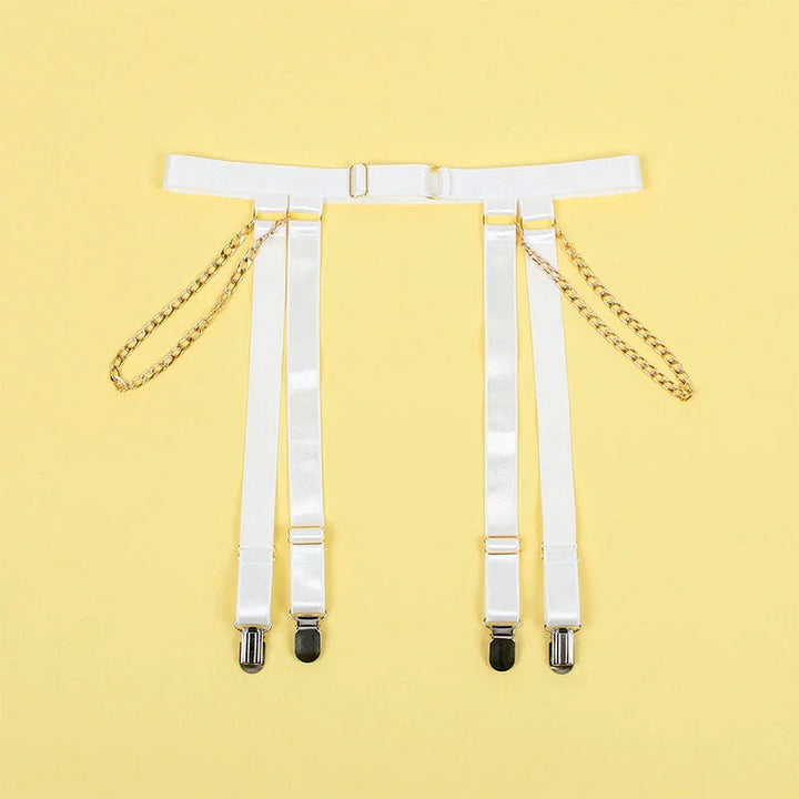 SUBBLIME - 954291 BODY CON CADENAS + LIGUEROS BLANCO L/XL - Nuvica