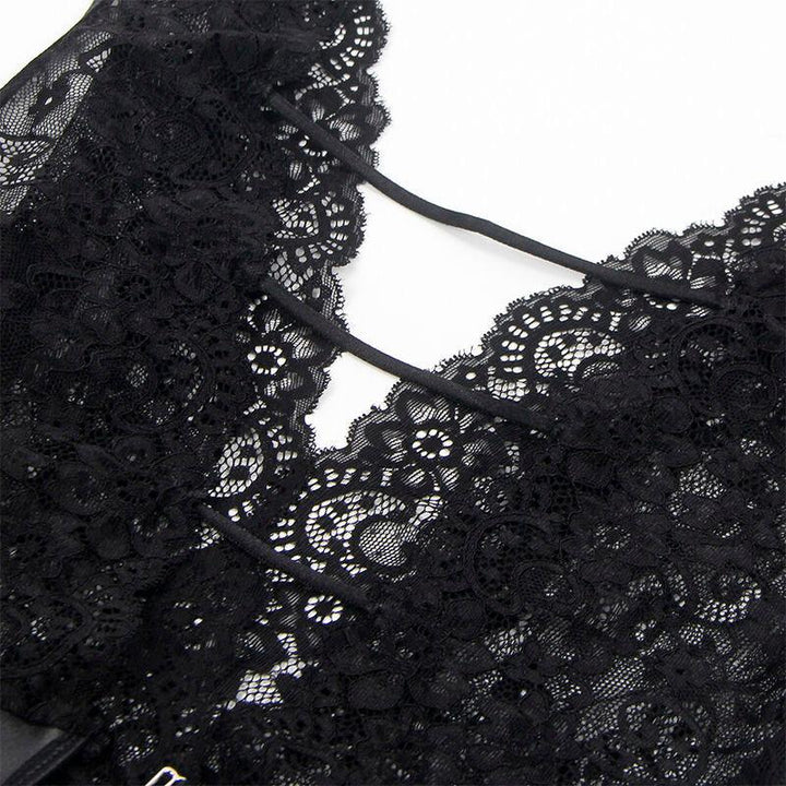 SUBBLIME - 954390 BODY SEXY CON LIGUEROS NEGRO L/XL - Nuvica