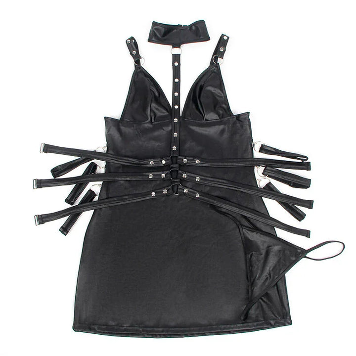 SUBBLIME - 954413 BODY BONDAGE DE CUERO NEGRO L/XL - Nuvica