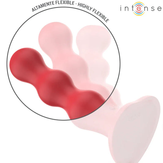 INTENSE - CODY VIBRADOR CON VENTOSA ROJO CONTROL REMOTO - Nuvica