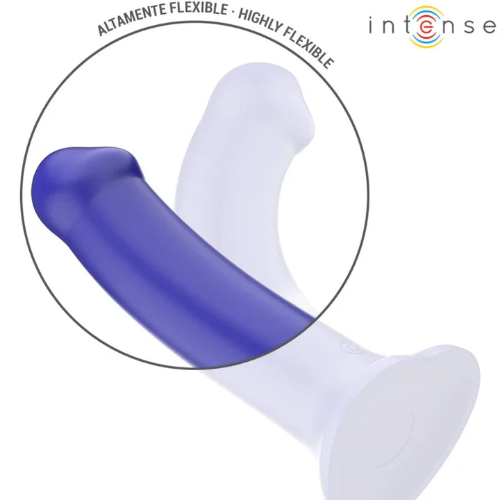 INTENSE - VICTORIA VIBRADOR CON VENTOSA 10 VIBRACIONES AZUL OSCURO CONTROL REMOTO - Nuvica