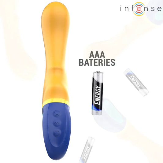 INTENSE - SHAGGY VIBRADOR PUNTO-G AMARILLO - Nuvica