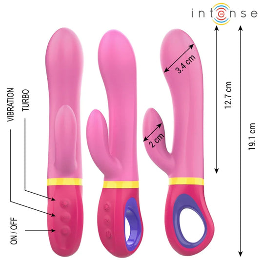 INTENSE - DAPHNE VIBRADOR RABBIT ROSA - Nuvica