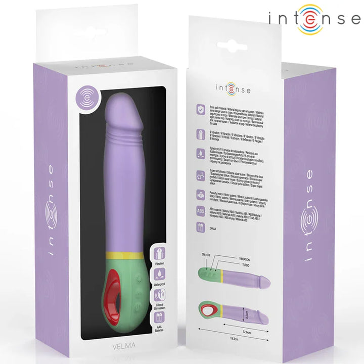INTENSE - VELMA VIBRADOR CLÁSICO MORADO - Nuvica