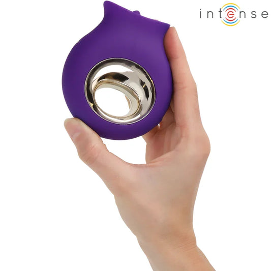 INTENSE - TULI ESTIMULADOR CLÍTORIS 9 VIBRACIONES & 9 OSCILACIONES MORADO - Nuvica