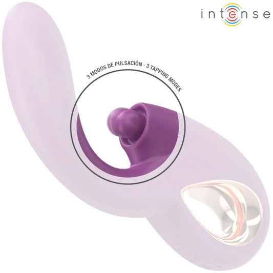 INTENSE - LALI VIBRADOR PUNTO G MULTIFUNCIÓN ESTIMULACIÓN & EMPUJE & VIBRACIÓN MORADO - Nuvica