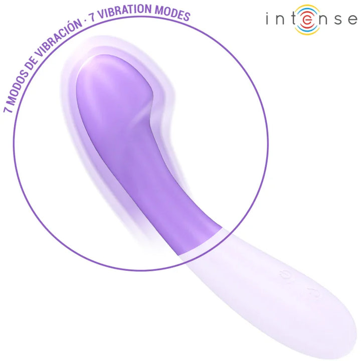 INTENSE - BECKY VIBRADOR 19 CM CALENTABLE 7 VIBRACIONES MORADO - Nuvica