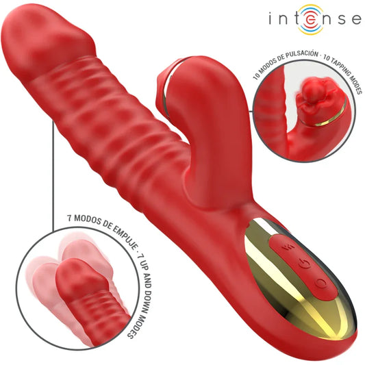 INTENSE - THALIA VIBRACIÓN & EMPUJE & ESTIMULACIÓN ROJO - Nuvica