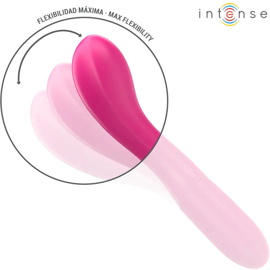INTENSE - LISETTE VIBRADOR 19 CM FLEXIBLE 10 VIBRACIONES ROSA - Nuvica