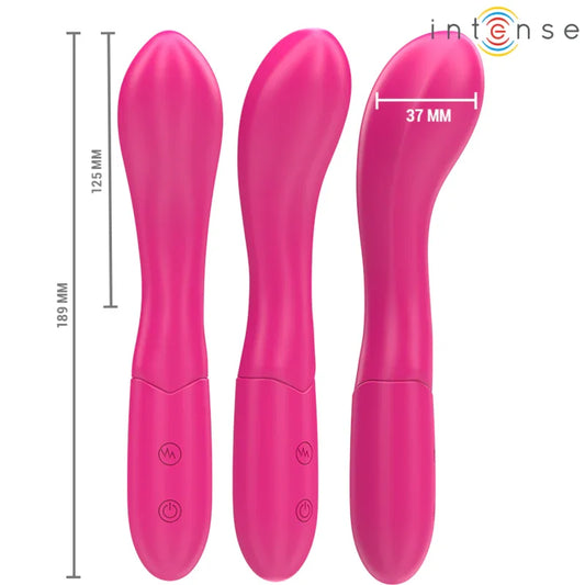 INTENSE - LISETTE VIBRADOR 19 CM FLEXIBLE 10 VIBRACIONES ROSA - Nuvica