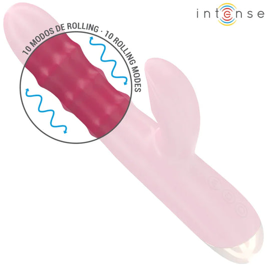 INTENSE - CHLOE VIBRADOR MULTIFUNCIÓN 3 EN 1 ROJO - Nuvica