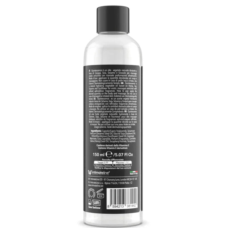 INTIMATELINE LUXURIA - ACEITE DE MASAJES NUBE DE AZÚCAR 150 ML - Nuvica