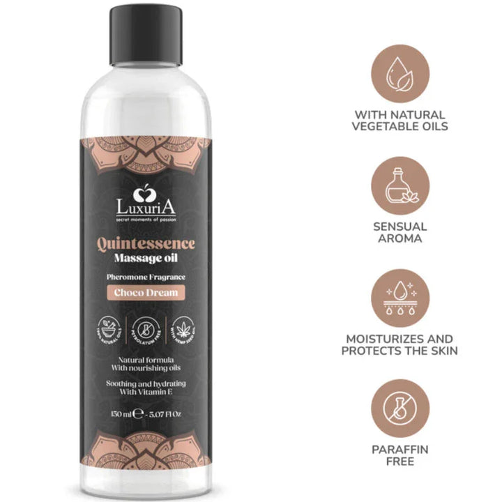 INTIMATELINE LUXURIA - ACEITE DE MASAJES CHOCOLATE 150 ML - Nuvica