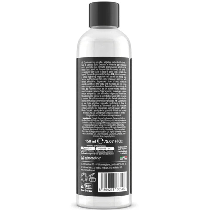 INTIMATELINE LUXURIA - ACEITE DE MASAJES VAINILLA EXÓTICA 150 ML - Nuvica
