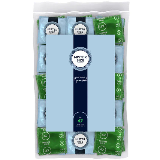MISTER SIZE - PRESERVATIVOS TALLA XS 47 MM (100 UNIDADES) - Nuvica