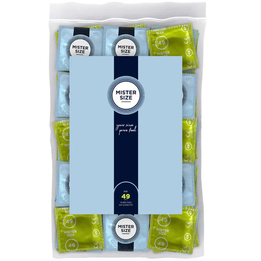 MISTER SIZE - PRESERVATIVOS TALLA S 49 MM (100 UNIDADES) - Nuvica