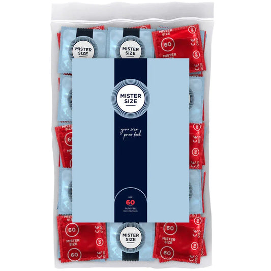 MISTER SIZE - PRESERVATIVOS TALLA XL 60 MM (100 UNIDADES) - Nuvica